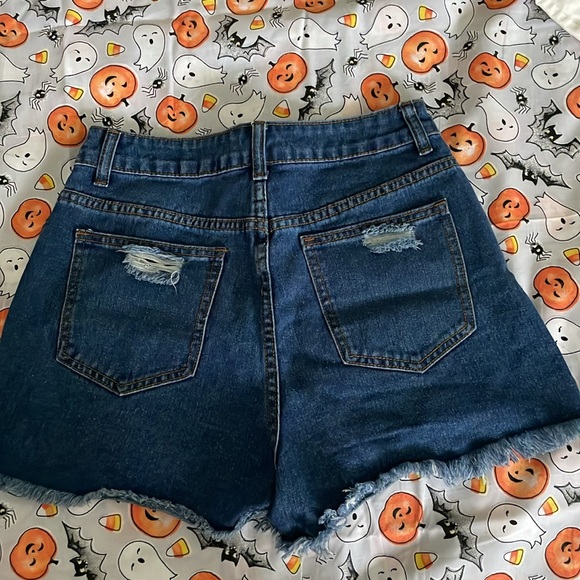 Denim shorts high rise - Picture 6 of 9